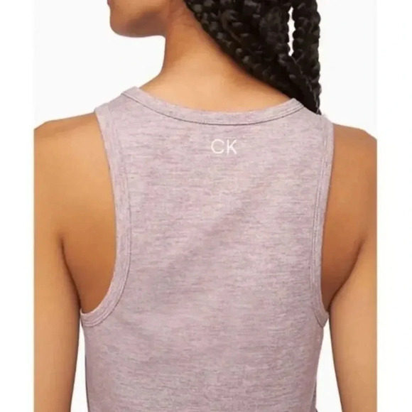 Calvin Klein Performance Side-Slit Tank Dress - Stardust S Size NWT - Picture 4 of 4